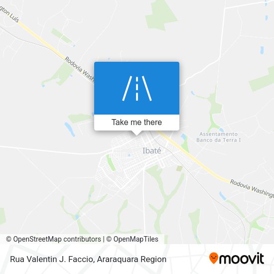 Rua Valentin J. Faccio map