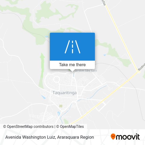 Avenida Washington Luiz map