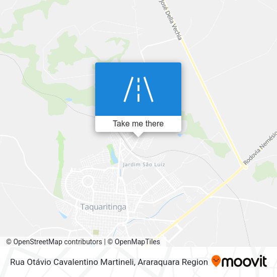 Rua Otávio Cavalentino Martineli map