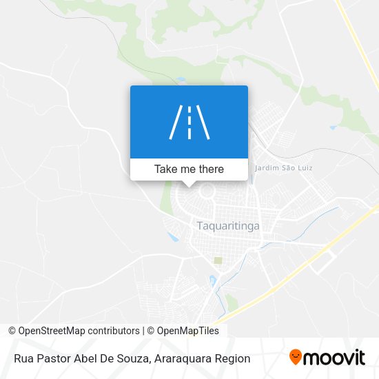 Rua Pastor Abel De Souza map