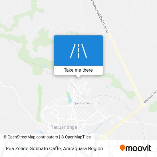Rua Zelide Gobbato Caffe map