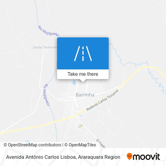 Avenida Antônio Carlos Lisboa map