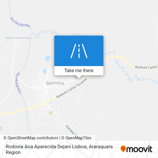 Rodovia Ana Aparecida Dejani Lisboa map
