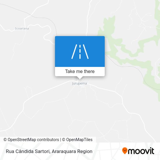Rua Cândida Sartori map