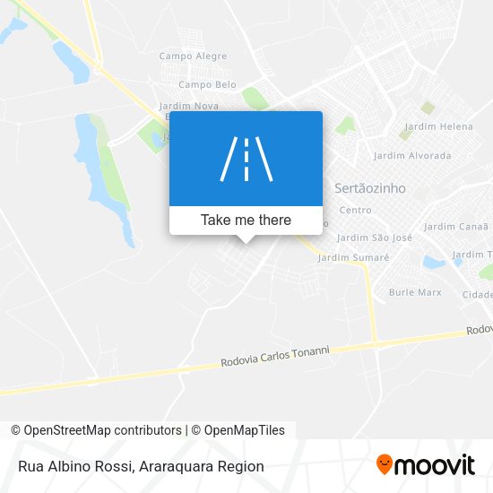 Rua Albino Rossi map