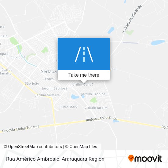Rua Américo Ambrosio map