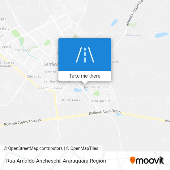 Rua Arnaldo Ancheschi map