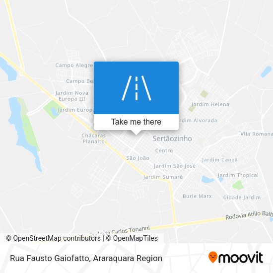 Rua Fausto Gaiofatto map