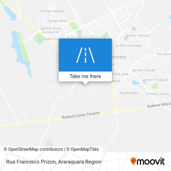 Rua Francisco Prizon map