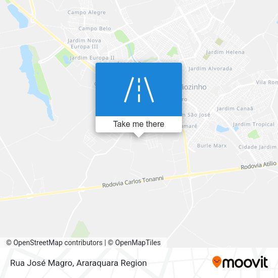 Rua José Magro map