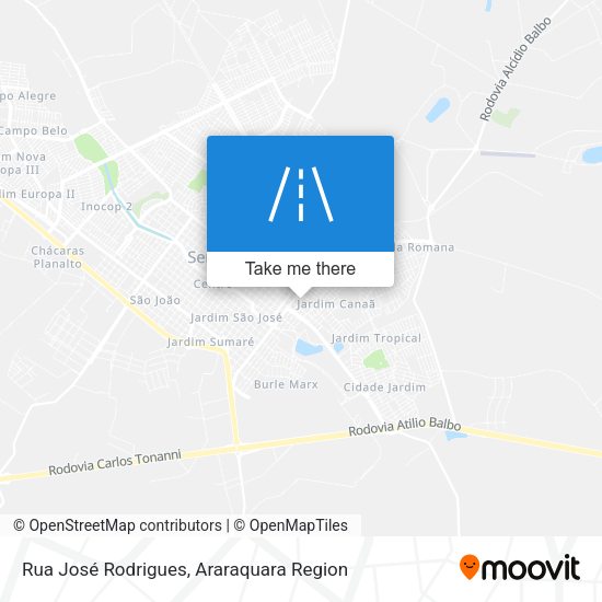 Rua José Rodrigues map