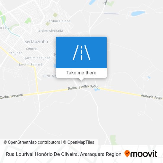 Rua Lourival Honório De Oliveira map