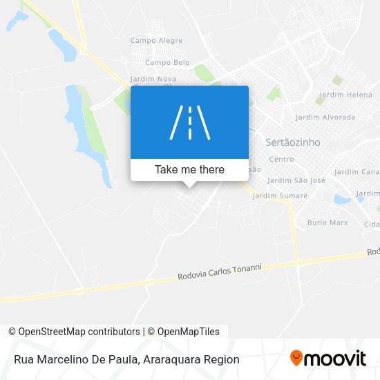 Rua Marcelino De Paula map