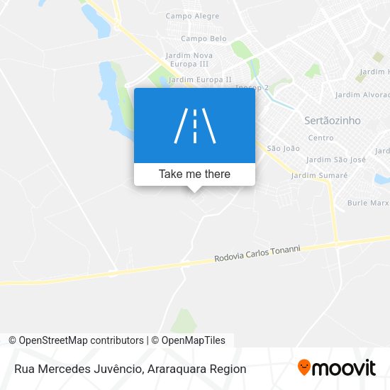 Rua Mercedes Juvêncio map