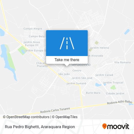 Rua Pedro Bighetti map