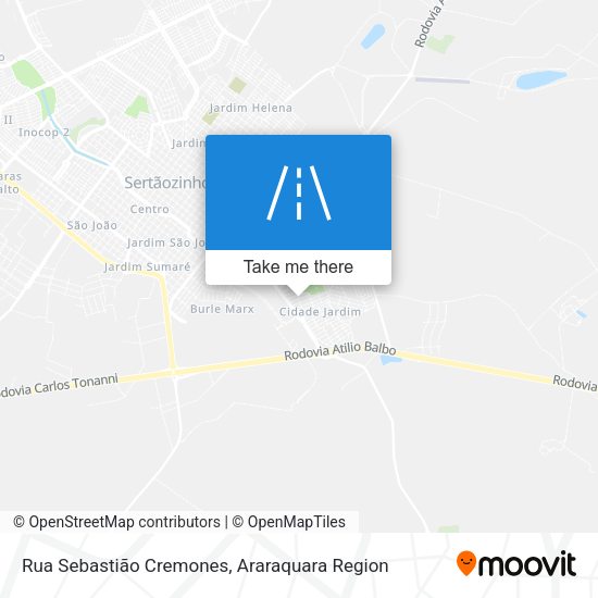 Rua Sebastião Cremones map