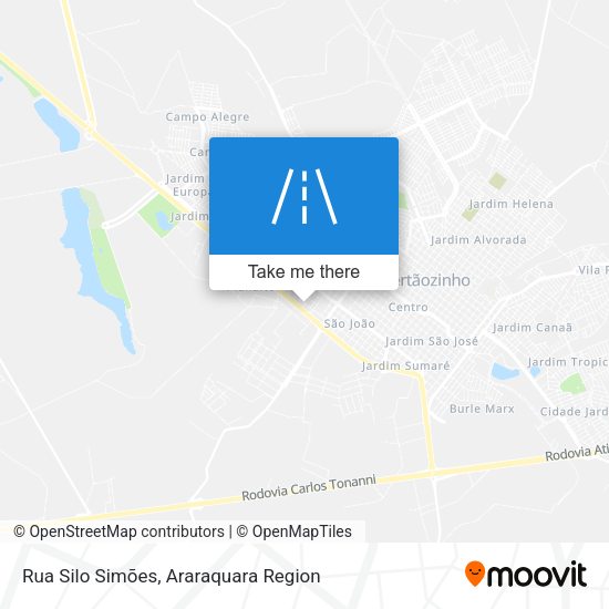 Rua Silo Simões map