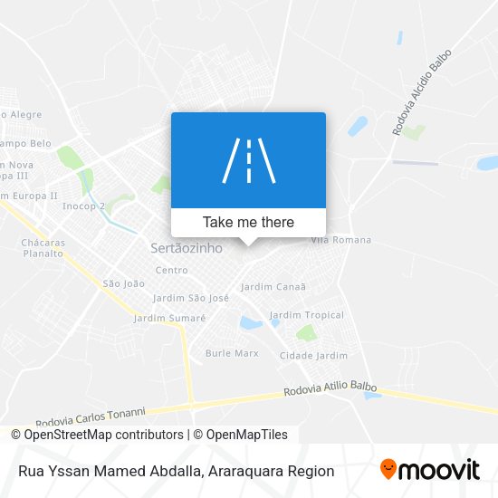 Rua Yssan Mamed Abdalla map