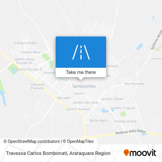 Travessa Carlos Bombonati map