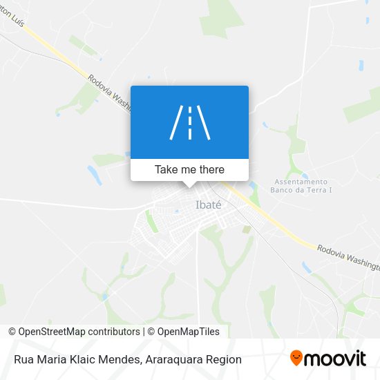 Rua Maria Klaic Mendes map