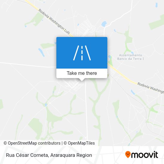 Rua César Corneta map