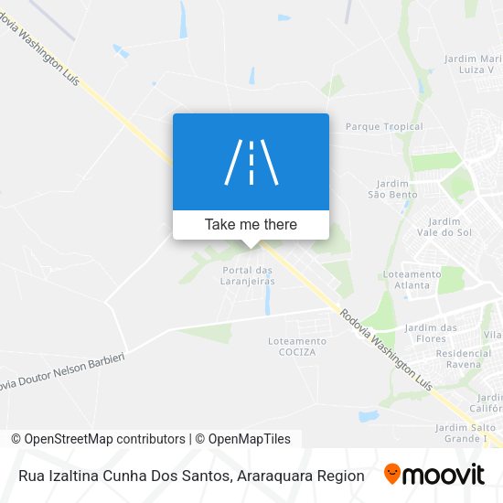 Rua Izaltina Cunha Dos Santos map