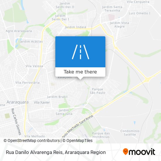 Rua Danilo Alvarenga Reis map