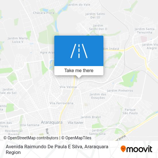 Avenida Raimundo De Paula E Silva map
