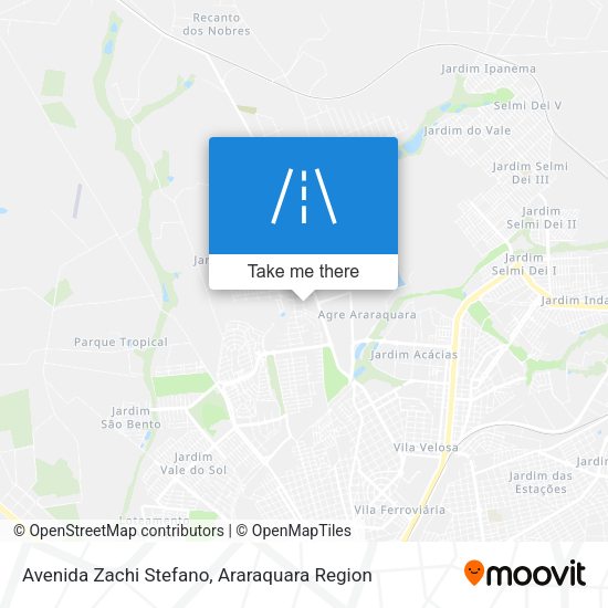 Avenida Zachi Stefano map