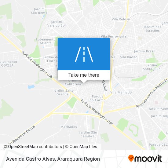 Avenida Castro Alves map