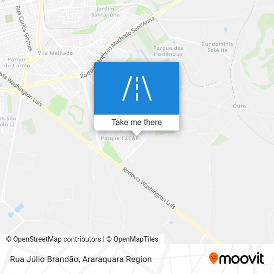 Rua Júlio Brandão map
