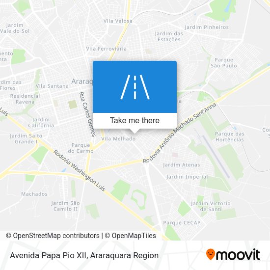 Avenida Papa Pio XII map