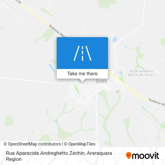 Rua Aparecida Andreghetto Zechin map