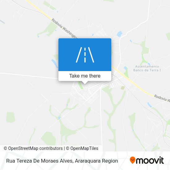 Rua Tereza De Moraes Alves map