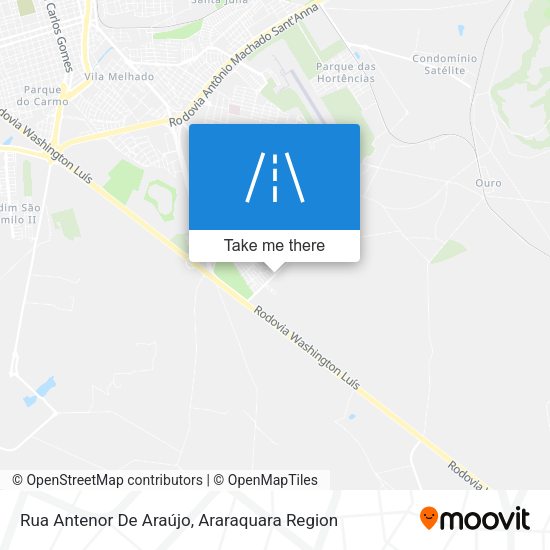 Rua Antenor De Araújo map