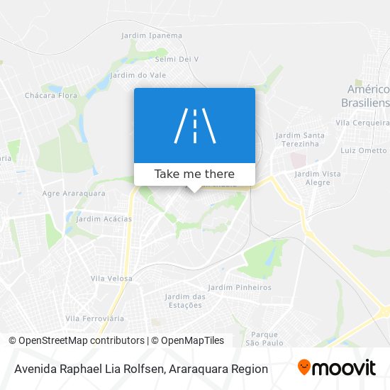 Mapa Avenida Raphael Lia Rolfsen