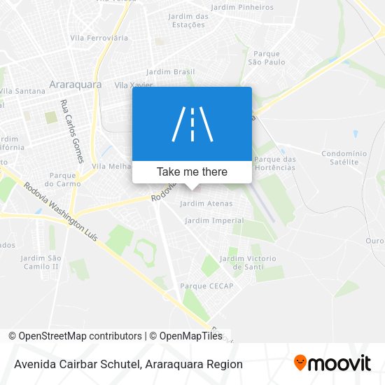 Avenida Cairbar Schutel map