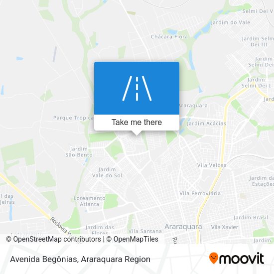 Avenida Begônias map