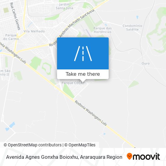 Mapa Avenida Agnes Gonxha Boioxhu