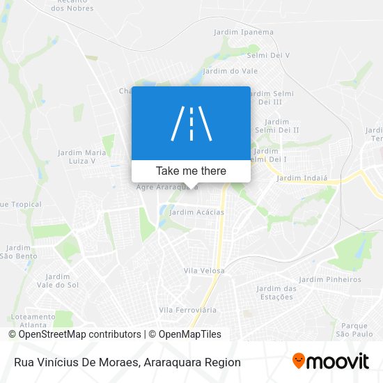 Rua Vinícius De Moraes map