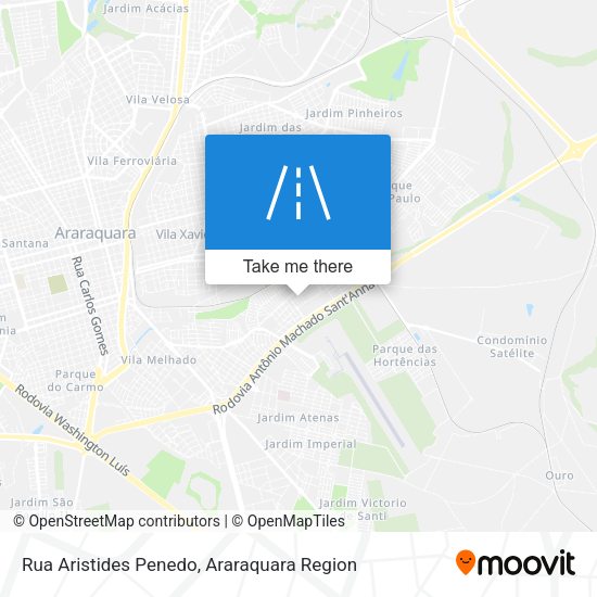 Rua Aristides Penedo map