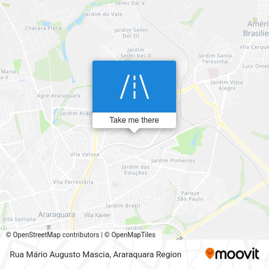 Rua Mário Augusto Mascia map