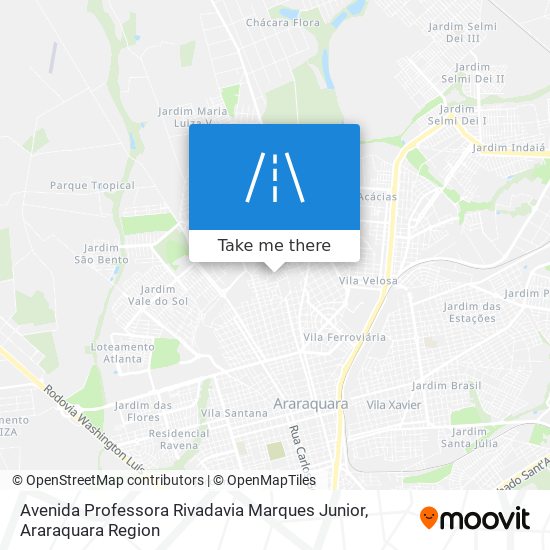 Avenida Professora Rivadavia Marques Junior map