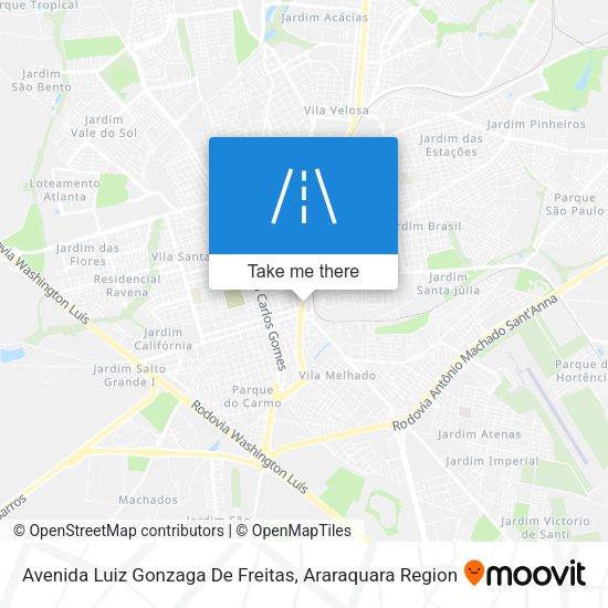 Avenida Luiz Gonzaga De Freitas map