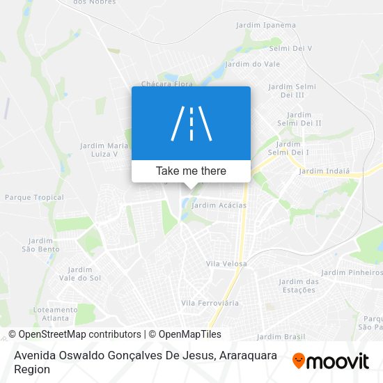Avenida Oswaldo Gonçalves De Jesus map