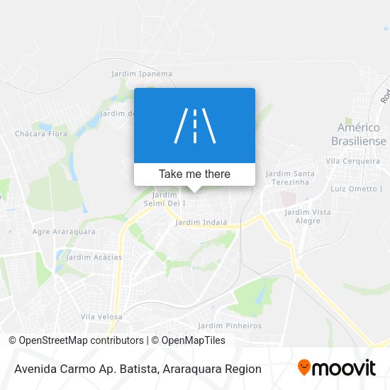 Avenida Carmo Ap. Batista map