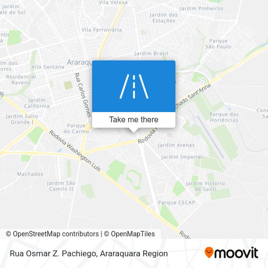 Rua Osmar Z. Pachiego map