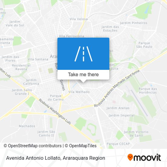 Avenida Antonio Lollato map