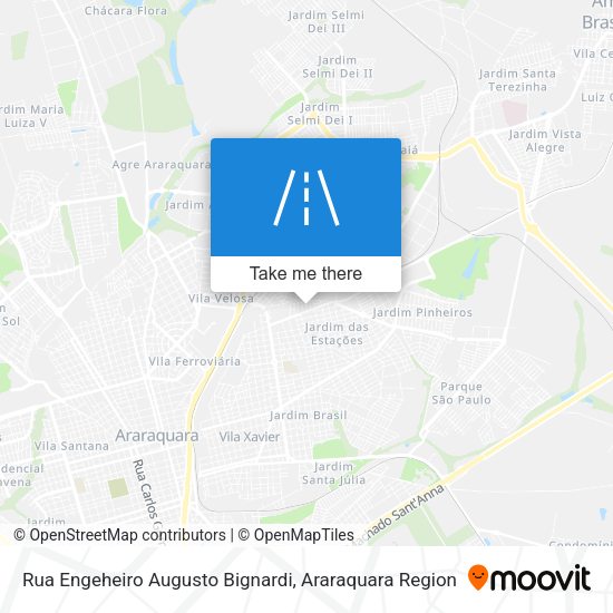Rua Engeheiro Augusto Bignardi map