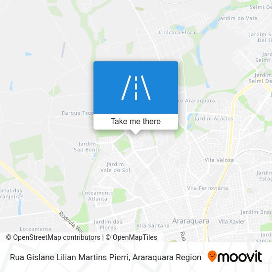 Rua Gislane Lilian Martins Pierri map
